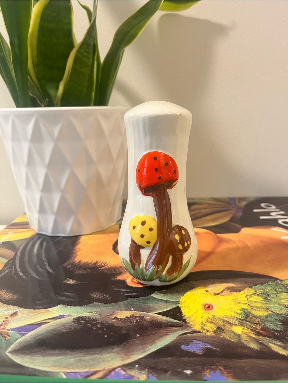 Vintage Ceramic Mushroom Salt Shaker Replacement